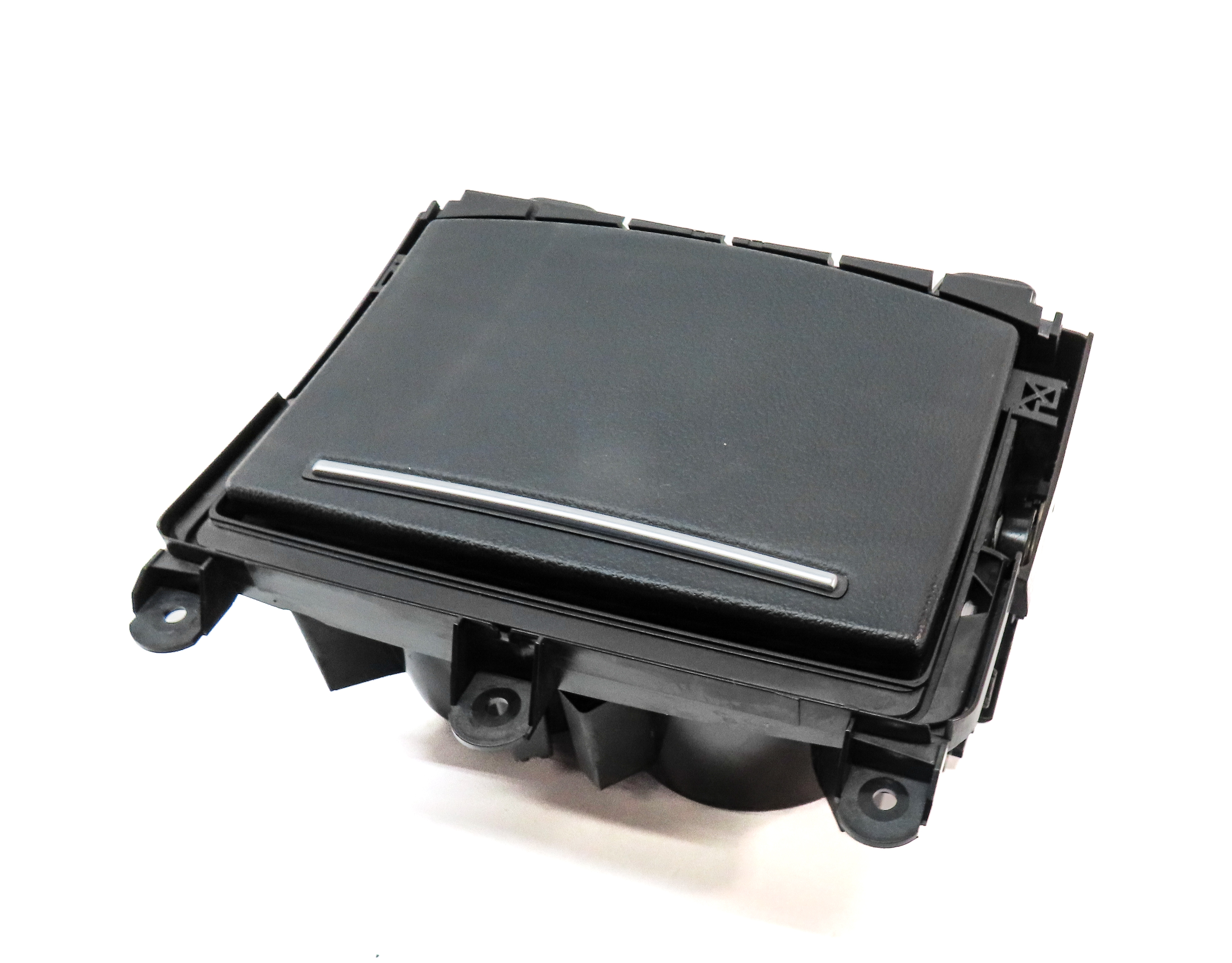 2012 AUDI A6 (C7) FRONT CENTER CONSOLE POP OPEN CUPHOLDER CUP HOLDER (BLACK) — exact item pictured